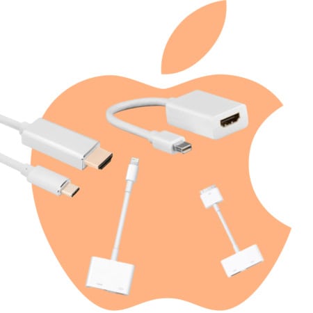 Apple USB-C HDMI, Lightning, 30-pin en DisplayPort-adapters