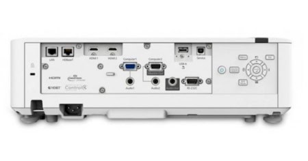 Epson EB-L610U aansluitingen op achterzijde